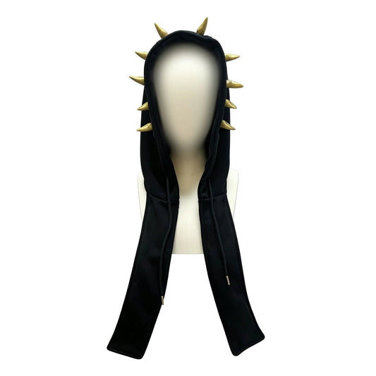 "Distressed Teeth" Hooded Scarf